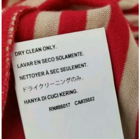 NWT Womens Bebe Sexy Red Assyemetrical Striped Pattern Stretch Dress Size Small - Picture 10 of 12